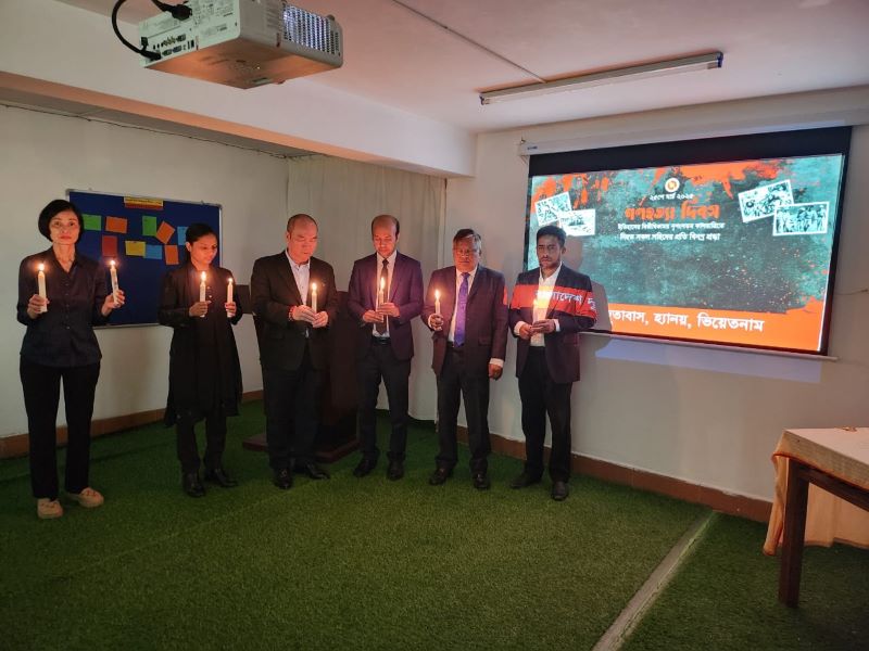 ভিয়েতনামে বাংলাদেশ দূতাবাসে গণহ্ত্যা দিবস পালন